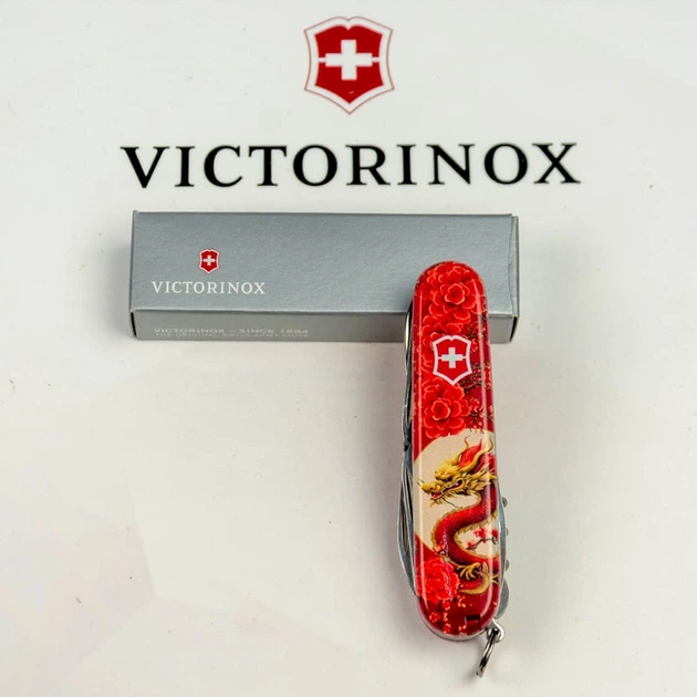 Нож Victorinox Climber Zodiac Дракон Red (1049-Vx13703_Z3250p) - изображение 8