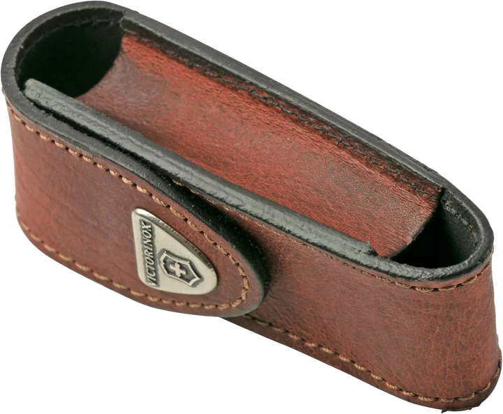 Чохол для ножів Victorinox 84-91 мм/2-4 шарів, липучка, шкіряний, коричневий - зображення 3