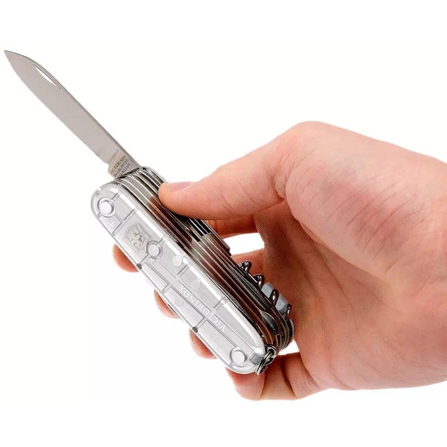 Нож Victorinox SwissChamp Transparent Серебро (1049-Vx16794.T7) - Фото 6 Нож Victorinox SwissChamp Transparent Серебро (1049-Vx16794.T7) - изображение 6