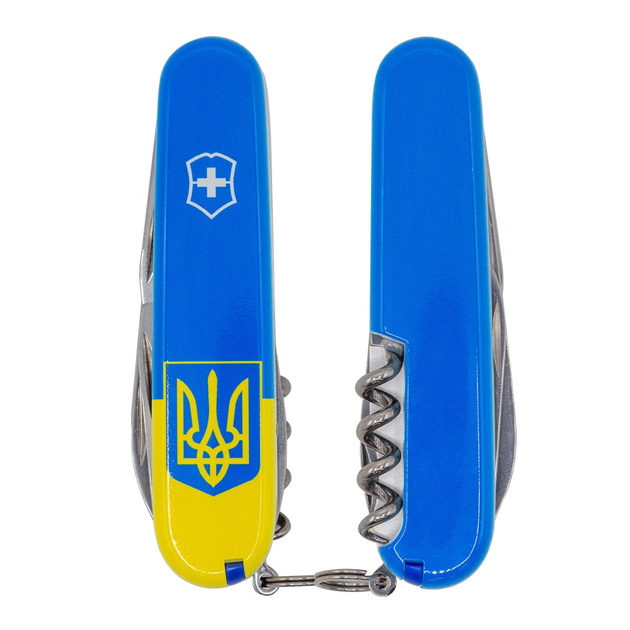 Нож Victorinox Climber Ukraine 91мм/14функ/Герб на Флаге верт/желто-синий - изображение 1