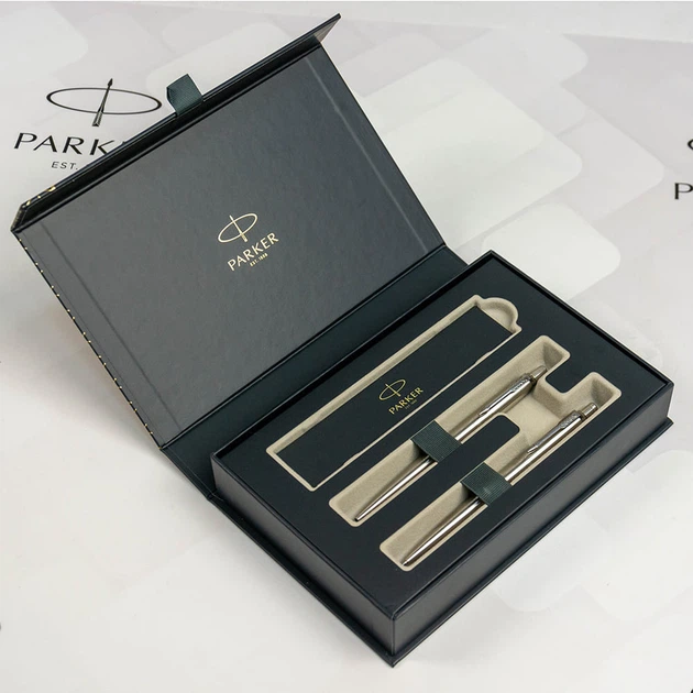Набір ручок Parker JOTTER Stainless Steel CT BP+PCL Stainless Steel Сріблястий 16 172b24 - Фото 6 Набір ручок Parker JOTTER Stainless Steel CT BP+PCL Stainless Steel Сріблястий 16 172b24 - зображення 6