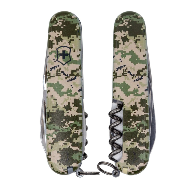 Ніж Victorinox Huntsman Army 91мм/15функ/піксель зелений - зображення 1