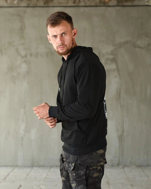 Чоловіче патріотичне худі Kill The Russian 2XL чорне (88649) - Фото 4 Чоловіче патріотичне худі Kill The Russian 2XL чорне (88649) - зображення 4