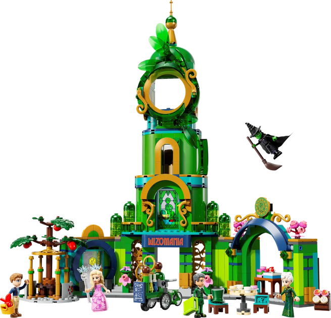 Zestaw klocków LEGO Wicked Bright 2024 Powitanie w Emerald City 945 elementów (75684) - obraz 3