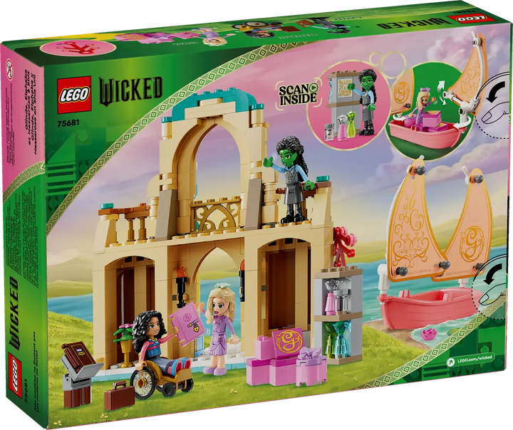 Конструктор LEGO Wicked Bright 2024 Глинда Элфаба и Нессарозе в Университете Шиз 304 элемента (75681) - Фото 9 Конструктор LEGO Wicked Bright 2024 Глинда Элфаба и Нессарозе в Университете Шиз 304 элемента (75681) - изображение 9