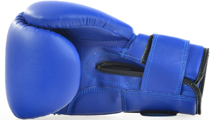 Боксерські рукавички Profight ПВХ розмір 12 Сині (5902860631309) - зображення 3