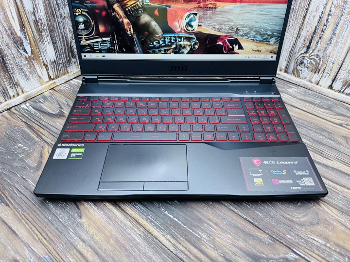 Ноутбук Msi Leopard GL65 + Бездротова Мишка, Килимок та Сумка у ПОДАРУНОК (3821) Б/В - Фото 5 Ноутбук Msi Leopard GL65 + Бездротова Мишка, Килимок та Сумка у ПОДАРУНОК (3821) Б/В - зображення 5