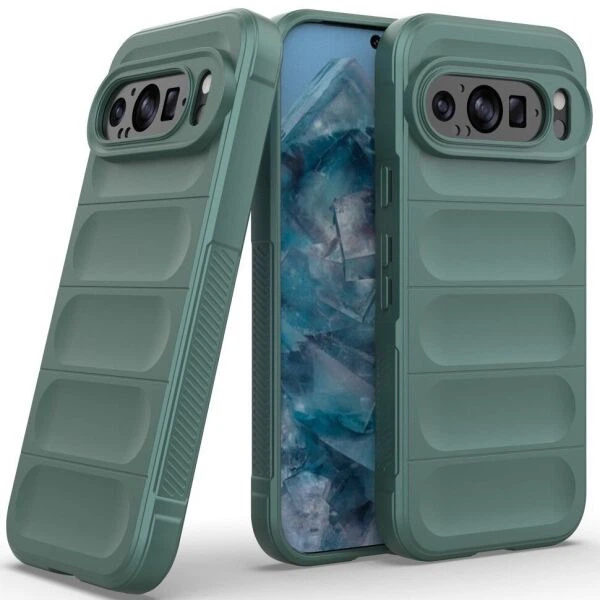 Силіконовий (TPU) чохол Deexe Terra Case для Google Pixel 9 / 9 Pro - Green - зображення 2