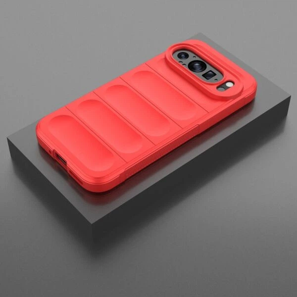 Силіконовий (TPU) чохол Deexe Terra Case для Google Pixel 9 / 9 Pro - Red - зображення 3