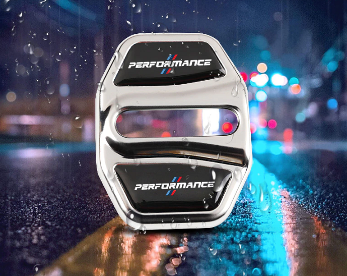 Захисні чохли дверного замка BMW стиль Performance silver - зображення 2