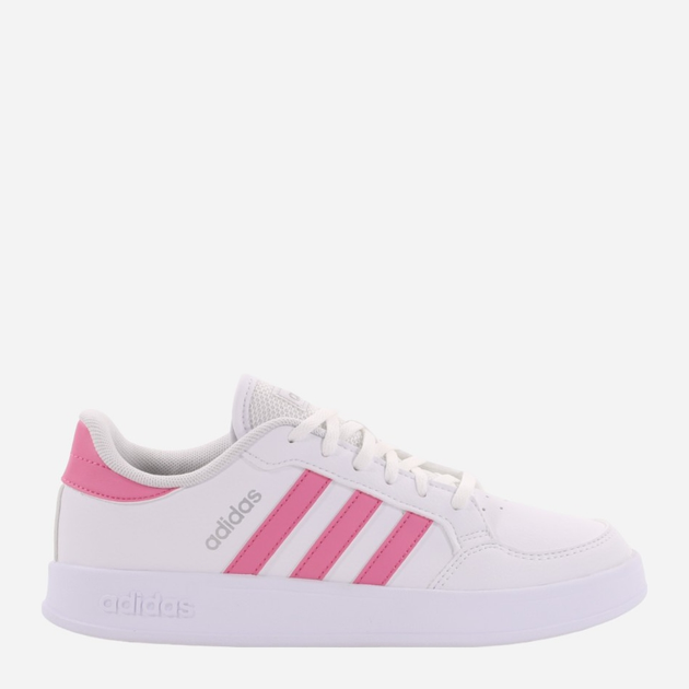 Tenisówki damskie z eko skóry adidas Breaknet GZ8082 36.5 Biały/Różowy (4064047817287) - obraz 1