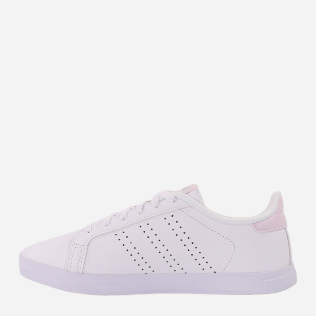 Tenisówki damskie skórzane adidas Courtpoint Base GY1116 36.5 Biały/Różowy (4065419591675) - obraz 2