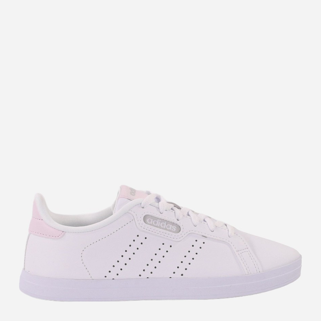 Tenisówki damskie skórzane adidas Courtpoint Base GY1116 38 Biały/Różowy (4065419591644) - obraz 1