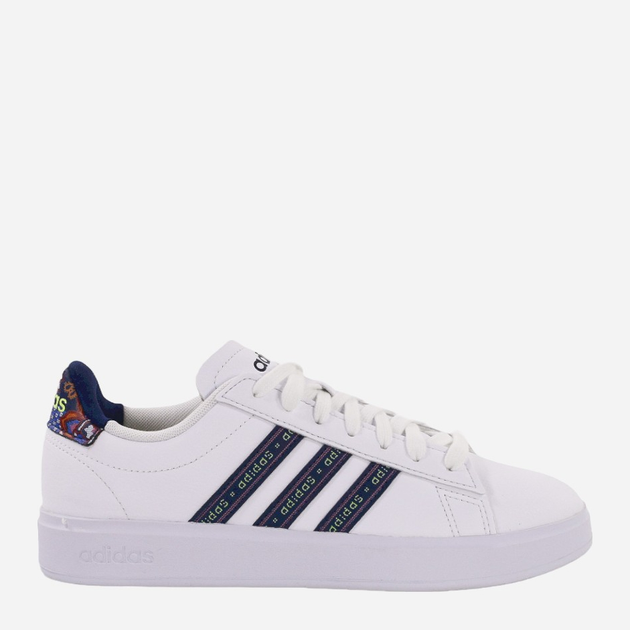 Sneakersy damskie z eko skóry adidas Grand Court 2.0 GW7111 38.5 Biały/Granatowy (4065426064001) - obraz 1