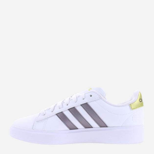 Tenisówki damskie z eko skóry adidas Grand Court 2.0 HP2539 35.5 Biały/Jasnozielony (4066746649046) - obraz 2