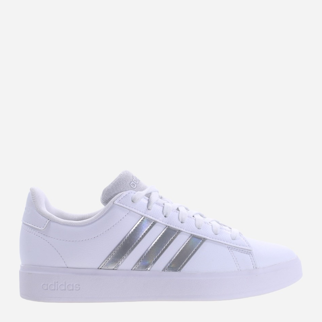 Tenisówki damskie z eko skóry adidas Grand Court 2.0 ID4485 40.5 Biały/Srebrny (4066755770762) - obraz 1