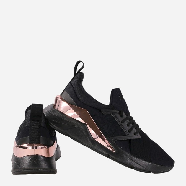 Buty sportowe damskie Puma Muse X5 Metal 383954-01 35.5 Czarne (4064536050973) - obraz 3