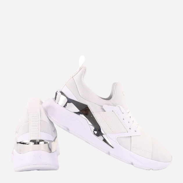 Buty sportowe damskie Puma Muse X5 Metal 383954-02 40 Białe (4064536217857) - obraz 3