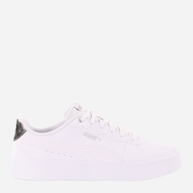 Tenisówki damskie z eko skóry Puma Skye Clean Raw 383914-01 37 Białe (4064536254791) - obraz 1