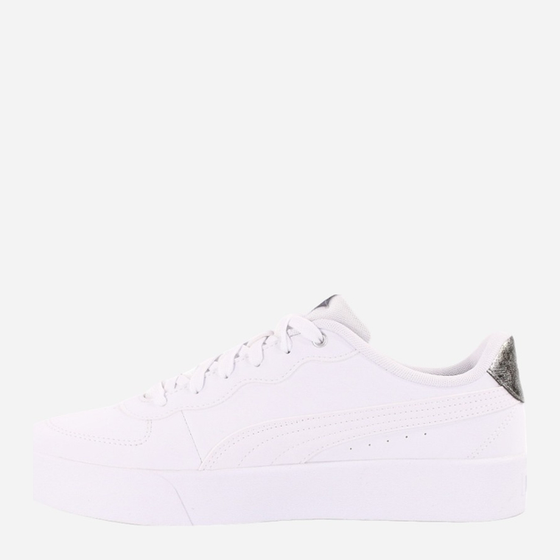 Tenisówki damskie z eko skóry Puma Skye Clean Raw 383914-01 37 Białe (4064536254791) - obraz 2