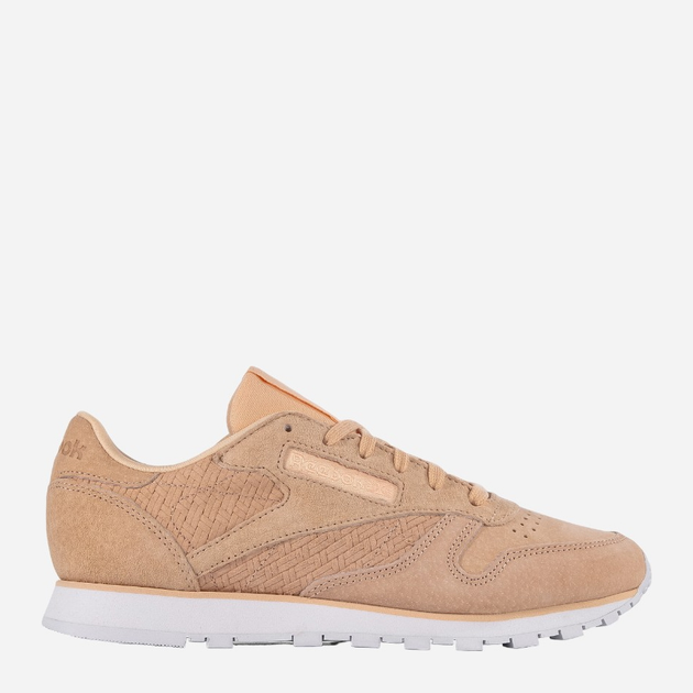 Buty sportowe damskie do kostki Reebok Cl Lthr Wovem EMB BT0004 38.5 Brzoskwiniowe (4059805449008) - obraz 1