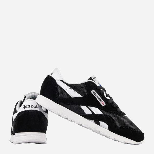 Жіночі кросівки Reebok Cl Nylon 6606 35.5 Чорні (54871630217) - зображення 3