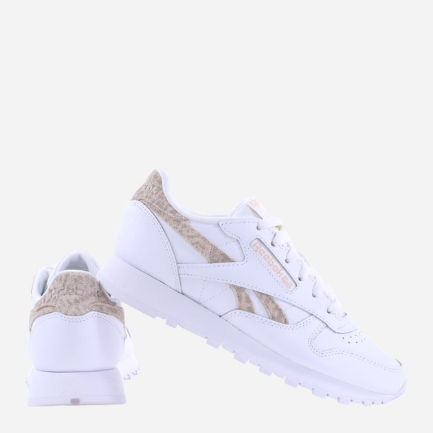 Buty sportowe damskie Reebok Classic Leather GY7173 38 Białe z brązowym i beżowym (4066749895846) - obraz 3