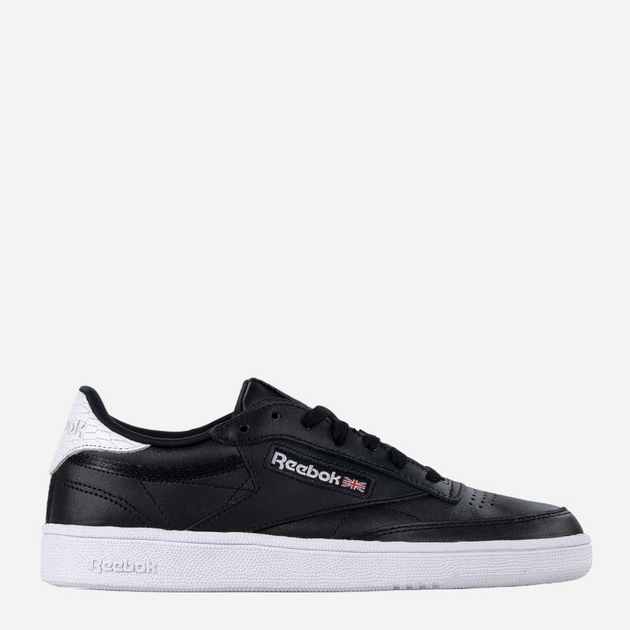 Tenisówki damskie skórzane Reebok Club C 85 Emboss BS9529 37.5 Czarne (4058028147210) - obraz 1