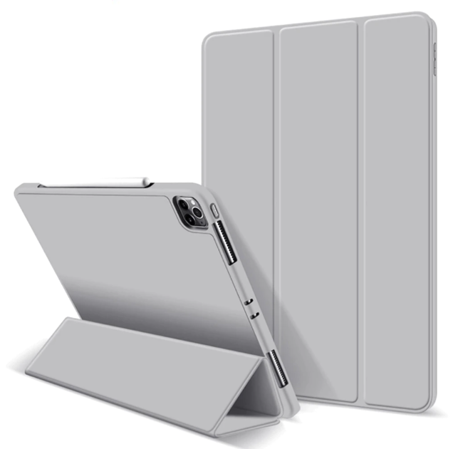 Чехол-книжка CDK для Apple iPad Air 11" M3 2025 | Экокожа силикон Smart Case Слот Стилус (011190) (grey) - Фото 3 Чехол-книжка CDK для Apple iPad Air 11" M3 2025 | Экокожа силикон Smart Case Слот Стилус (011190) (grey) - изображение 3