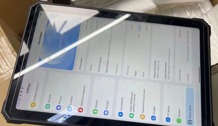Защитное стекло DK для Blackview Active 8 Pro | Full Glue (016285) (clear) - изображение 2