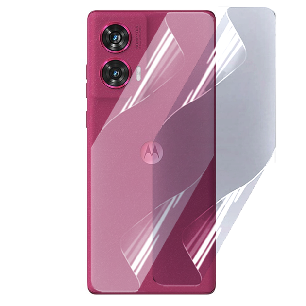 Протиударна гідрогелева плівка Hydrogel Film для Motorola Edge 50 Fusion на задню панель, Transparent - Фото 1 Протиударна гідрогелева плівка Hydrogel Film для Motorola Edge 50 Fusion на задню панель, Transparent - зображення 1