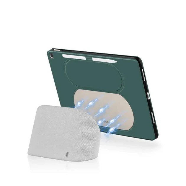 Чехол-книга для Google Pixel Tablet (10.95") умный чехол, складная трехмерная подставка (Темно-зелёный) - изображение 5