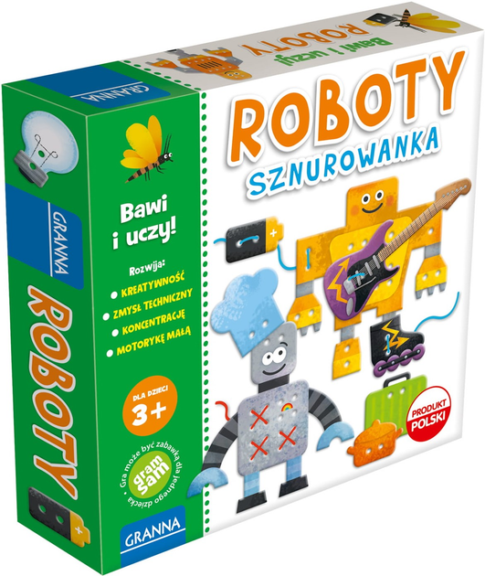 Gra rozwojowa Granna Roboty sznurowanka (5900221004366) - obraz 1