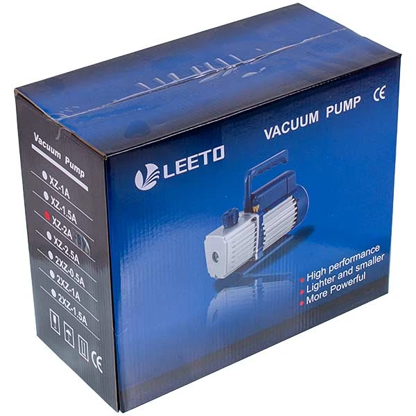 Вакуумный насос с манометром LEETO XZ-2A/C-SV (1 ступ./100 л/мин.) - изображение 6