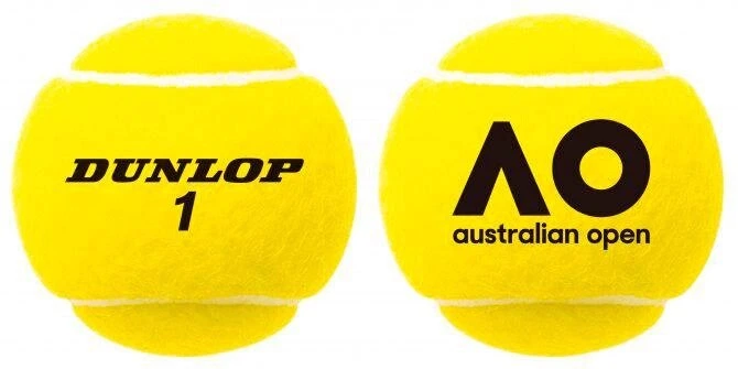 Мячи для большого тенниса Dunlop Australian Open 4 ball - Фото 3 Мячи для большого тенниса Dunlop Australian Open 4 ball - изображение 3