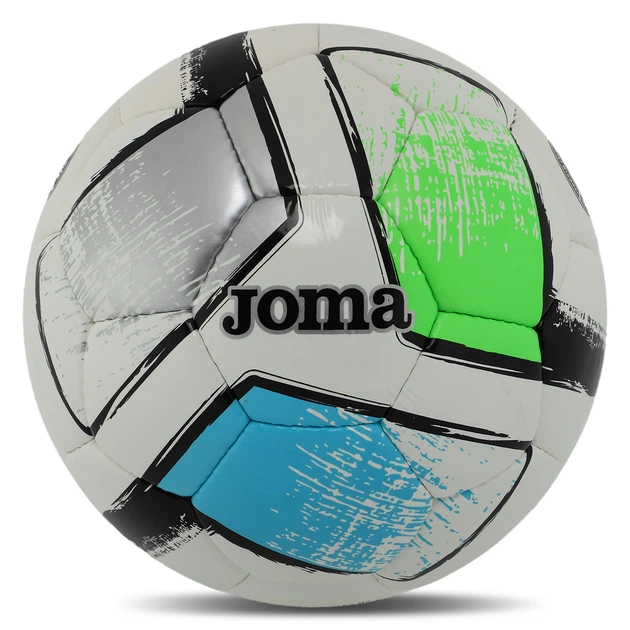 Мяч футбольный №5 TPU ламинированный сшит вручную Joma DALI II 400649-211-T5 (№5, серо-зеленый-синий) - Фото 1 Мяч футбольный №5 TPU ламинированный сшит вручную Joma DALI II 400649-211-T5 (№5, серо-зеленый-синий) - изображение 1