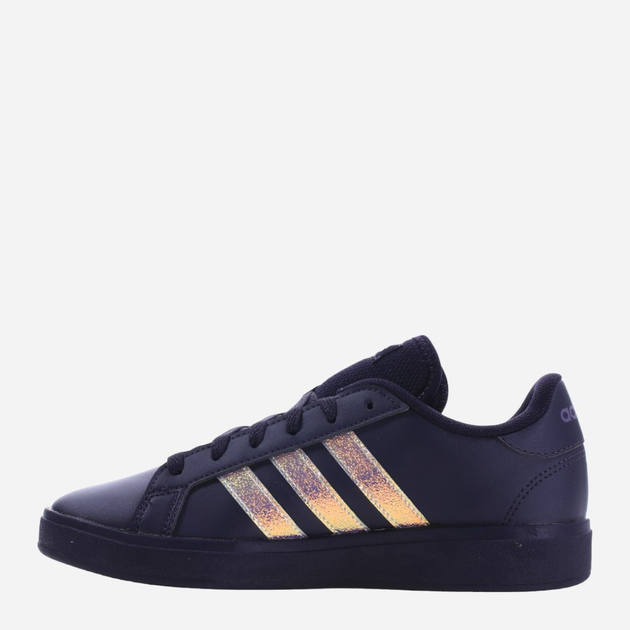 Жіночі кеди низькі adidas Grand Court Base 2 ID3043 37.5 Чорний/Різнокольоровий (4066766606395) - зображення 2