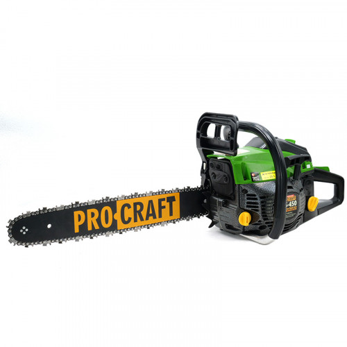 Бензопила Procraft GS450 в комплекте с маслом для цепи, маслом 2Т и рабочими перчатками - изображение 6