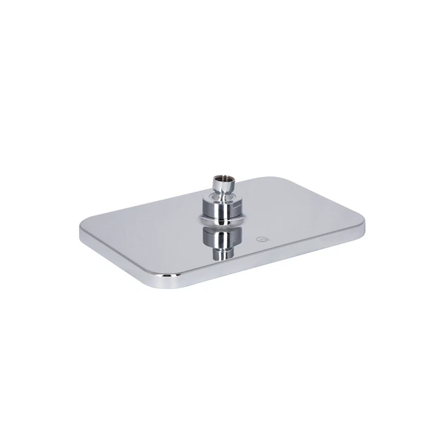 Лейка для верхнего душа Qtap Hlavova 260x180 мм прямоугольная QTHLA107CRM45784 Chrome/Black - Фото 3 Лейка для верхнего душа Qtap Hlavova 260x180 мм прямоугольная QTHLA107CRM45784 Chrome/Black - изображение 3