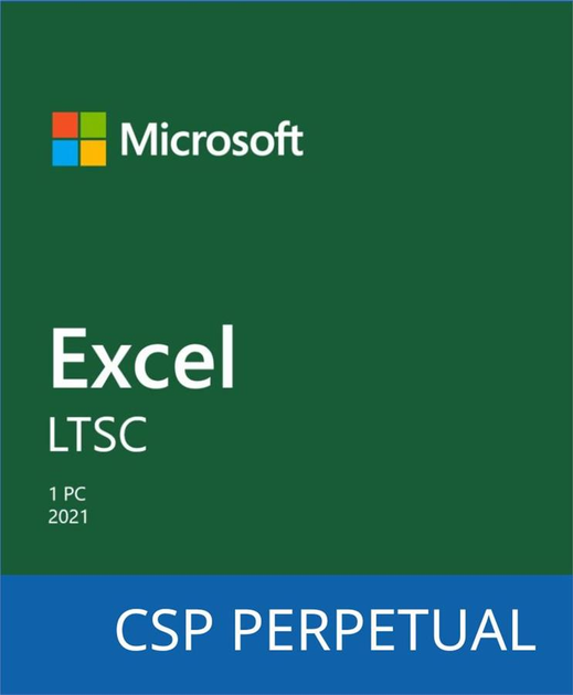 Програмний продукт Microsoft Excel LTSC 2021 (DG7GMGF0D7FT-0002) - изображение 2