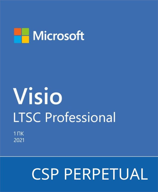 Програмний продукт Microsoft Visio LTSC Professional 2021 (DG7GMGF0D7D9-0002) - изображение 2