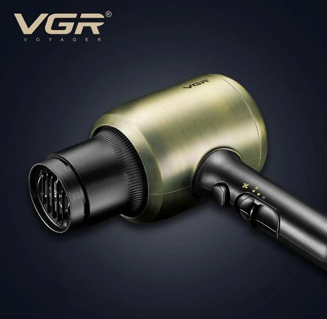 Профессиональный компактный фен VGR V-453 для укладки волос с 2 скоростями - изображение 3