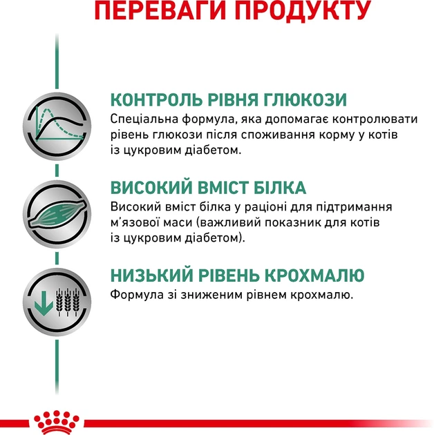 Упаковка диетического корма для кошек при сахарном диабете Royal Canin Veterinary DIABETIC (ломтики в соусе) 12 шт х 85 г (9003579011980) (9003579027813) (40850011) - Фото 5 Упаковка диетического корма для кошек при сахарном диабете Royal Canin Veterinary DIABETIC (ломтики в соусе) 12 шт х 85 г (9003579011980) (9003579027813) (40850011) - изображение 5