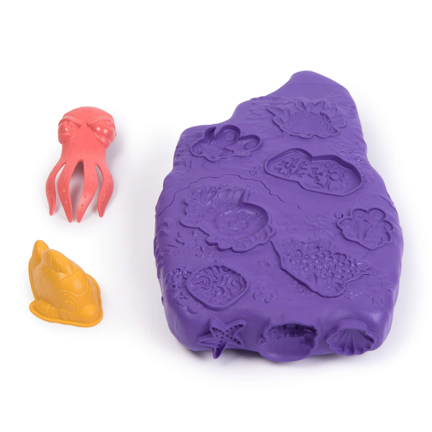Piasek kinetyczny Kinetic Sand Rafa Koralowa 227 g z foremkami (681147012738) - obraz 6