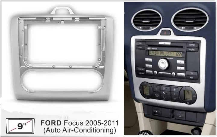Штатна автомагнітола Ford Focus 2005-2011 Climate Cyclone C9 CPL, 2+32GB CARPLAY - зображення 2