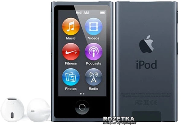 Apple iPod nano＆Victorポータブルオーディオシステム MP3-плеер Apple iPod nano 7Gen 16GB (MD-QB) – фото, отзывы