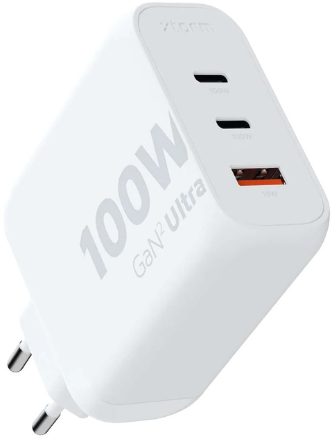 Ładowarka sieciowa Xtorm 100W GaN2 Ultra Charger White (XEC100) - obraz 1