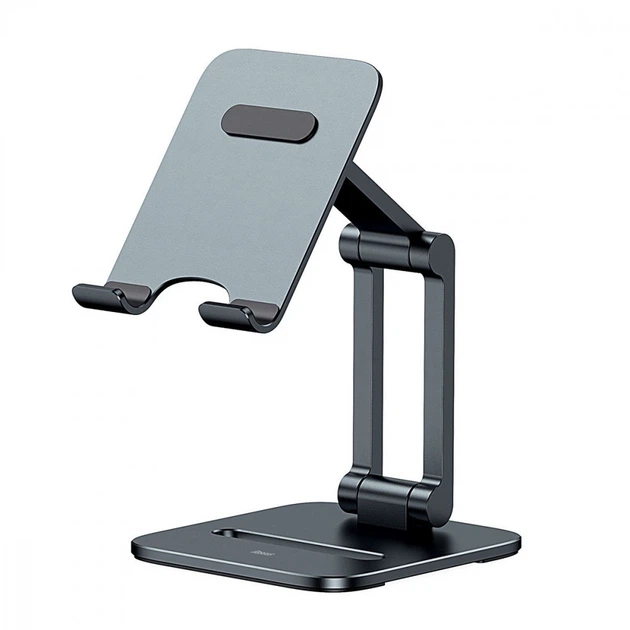 Настільний тримач для телефонів і планшетів Baseus Biaxial Foldable Metal Stand Grey (LUSZ000013) - Фото 1 Настільний тримач для телефонів і планшетів Baseus Biaxial Foldable Metal Stand Grey (LUSZ000013) - зображення 1