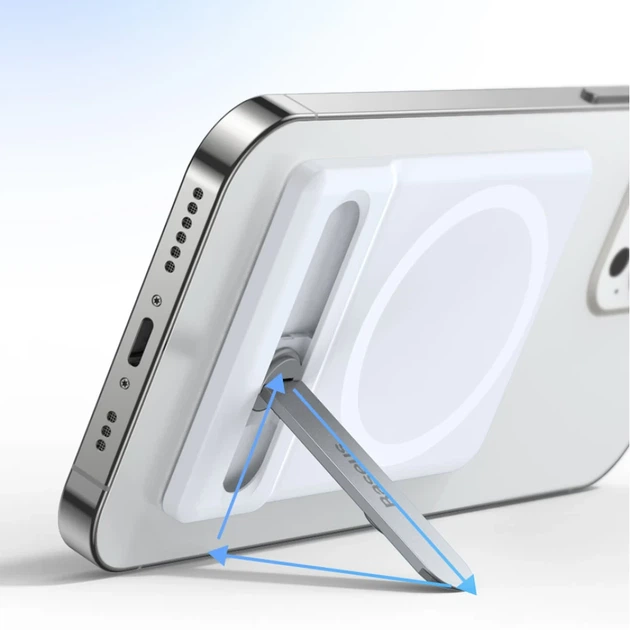 Подставка-держатель для смартфона Baseus с магнитным держателем Foldable Magnetic Bracket White (LUXZ010002) - Фото 2 Подставка-держатель для смартфона Baseus с магнитным держателем Foldable Magnetic Bracket White (LUXZ010002) - изображение 2