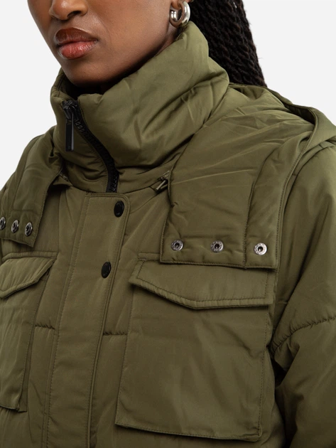 Kurtka zimowa damska pikowana Big Star 130301-303 XS Zielona (5900714546090) - obraz 7
